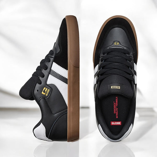 Tenis Globe Encore 2 Black White Tobaco