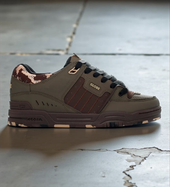 Tenis Globe Fusion Olive Camuflaje