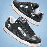 Tenis Globe Tilt Black White Stitch