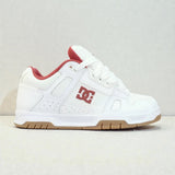 Tenis Dc Shoes Stag White Red Gum