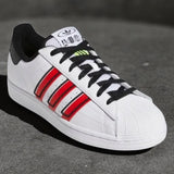 Tenis Adidas Superstar White Red