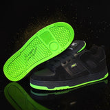 Tenis Nasty Footwear Gang Black Green fluorescente