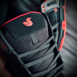 Tenis Dvs Gambol Black Charcoal Red