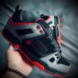 Tenis Dvs Gambol Black Charcoal Red