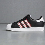 Tenis Adidas súper Star Black Red