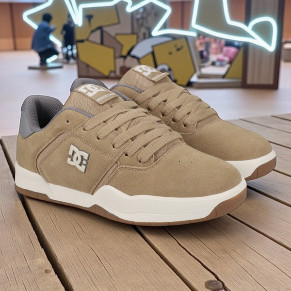 Tenis Dc Shoes Central Tan Off White