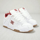 Tenis Dc Shoes Stag White Red Gum