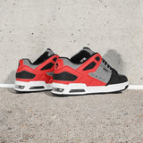Tenis Osiris Red Grey Black