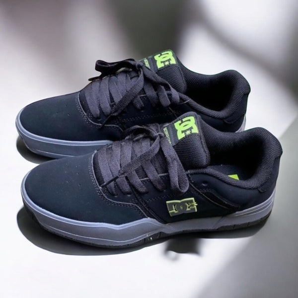 Tenis Dc Central Black Grey Green