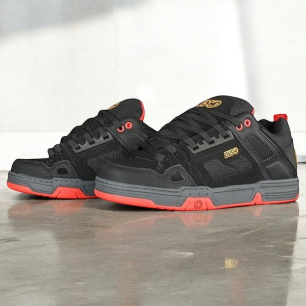 Tenis Dvs Comanche Black Red Yellow
