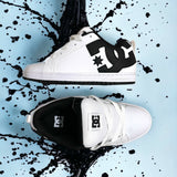 Tenis Dc Court Graffik White Black Black