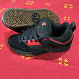 Tenis Dvs Gambol Black Red Gum Nubuck