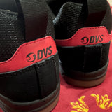 Tenis Dvs Gambol Black Red Gum Nubuck