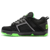 Tenis Dvs Comanche Black Charcoal Lime Nubuck